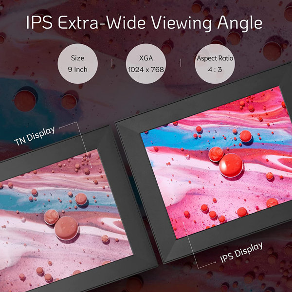 NexFoto WiFi 32GB Digital Photo Frame 1280x800 IPS Touch Screen Digital